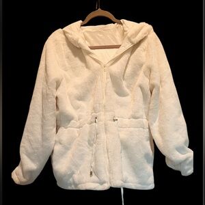 Elegant Cream Teddy Jacket
